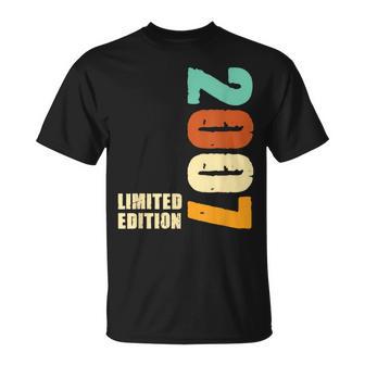 2007 Limited Edition 2007 Cadeau D'anniversaire Né T-Shirt - Cadeauxyz