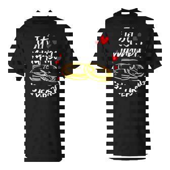 31 Year Ago Just Married Wedding Anniversary Ring Matching T-Shirt - Monsterry