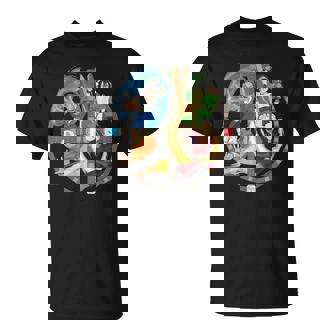 4 Benders Into 4 Quadrants Of A Circle T-Shirt - Thegiftio
