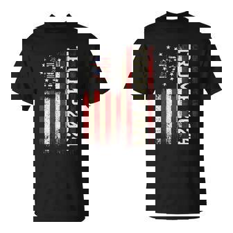 45 47 Bandiera Americana Trump 2024 Maglia A Manica Maglietta - Novitaregali