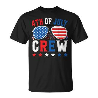 4Th Of July Crew Matching American Family Independence Day T-Shirt - Monsterry
