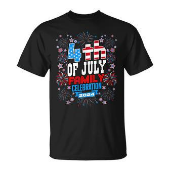 4Th Of July Family Celebration 2024 Family Matching Group T-Shirt - Monsterry DE