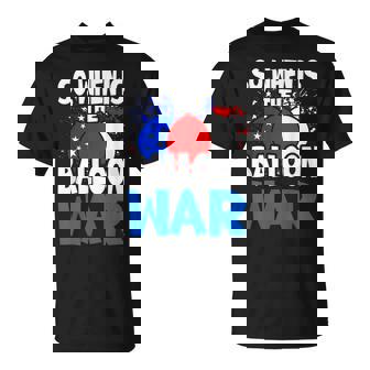 4Th Of July Water Balloon Fight July 4Th American Usa T-Shirt - Monsterry