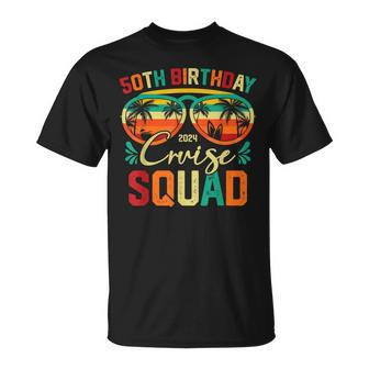 50Th Birthday Cruise Squad 2024 Cruise Crew Party Vacation T-Shirt - Monsterry DE