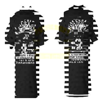 80 Años Cumpleaños Las Leyendas Nacen En Julio De 1944 Camiseta unisex - Regaloses