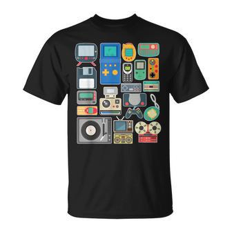 80S 90Sideojuego Retrointage Classic Arcade Camiseta unisex - Regaloses