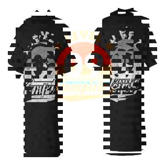 9Th Wedding Anniversary For Him Her Level 9 Complete T-Shirt - Monsterry