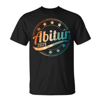 Abitur 2024 Retrointage Prüfung Bestanden Abi 2024 T-Shirt - Seseable