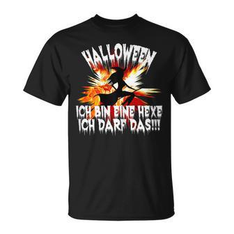 Adult Women's Child Ich Bin Eine Hexe Ich Darf Das T-Shirt - Geschenkecke