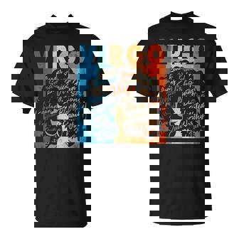 African American Zodiac Birthday Virgo Girl T-Shirt - Thegiftio UK