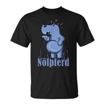 Ähm Nö No Slogan Drama Queen Hippopotamus Nölpferd T-Shirt - Geschenkecke