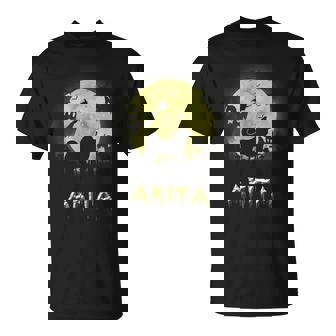 Akita Halloween T-Shirt - Monsterry