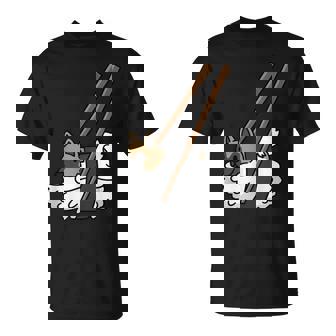 Akita Sushi Dog T-Shirt - Monsterry