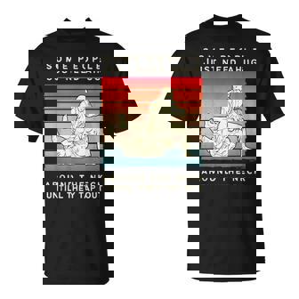 Algunas Personas Solo Necesitan Un Abrazo Divertido Bjj Brasileño Jiu Jitsu Camiseta unisex - Regaloses