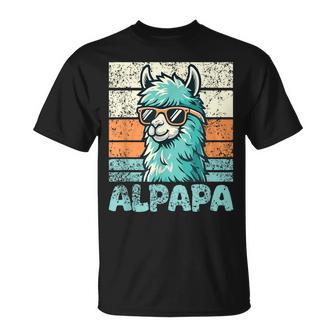 Alpapa Día Del Padre Mejor Papá Alpaca Camiseta unisex - Regaloses