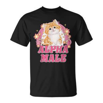 Alpha Male Cute Kitty Cat Oddly Specific Dank Meme T-Shirt - Monsterry