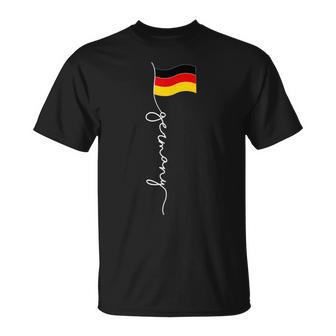 Als Deutschland Flagge Patch Hier Ist Ein Sch Nes Deutschland Flagge T-Shirt - Geschenkecke