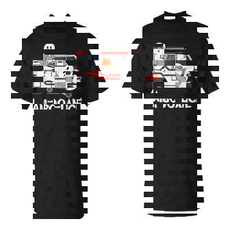 Amboolance Emt Paramedic Ems Ambulance Ghost Halloween T-Shirt - Seseable