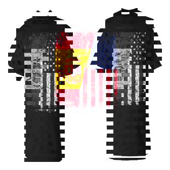 América España Bandera De La Amistad Usa Estados Unidos Camiseta unisex - Regaloses