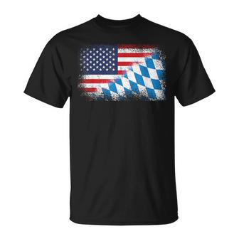 American Bavarian Flag Usa Bavaria Flag T-Shirt - Geschenkecke