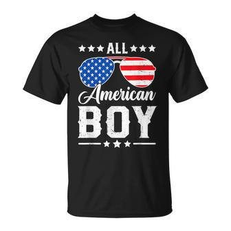 All American Boy 4Th Of July Patriotic Usa Matching T-Shirt - Monsterry AU
