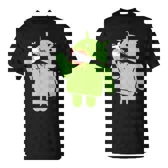 Android Mange Pomme T-Shirt - Cadeauxyz