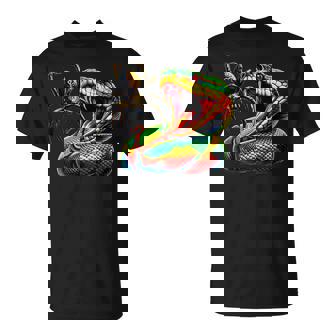 Angry Python Snake Tarantula Spider Pet Creepy Snake Lovers T-Shirt - Monsterry