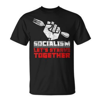 Anti Comunismo Anti Socialismo Camiseta unisex - Regaloses