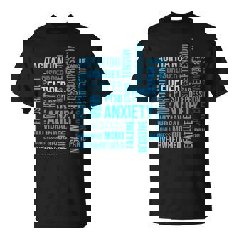 Anxiety Depression Disorder Mental Health Awareness T-Shirt - Monsterry