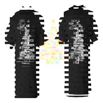 Arbre De Noël Pour Les Amateurs De Livres Joyeux Noël Pour Lecteur T-Shirt - Cadeauxyz