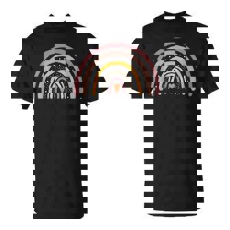 Arc-En-Ciel Cœur Boho Doodle Multicolore T-Shirt - Cadeauxyz