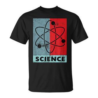 Atom Logo Science Science T-Shirt - Monsterry