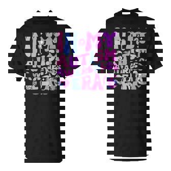 In My Autism Awareness Era Groovy Support Team Family Women T-Shirt - Monsterry