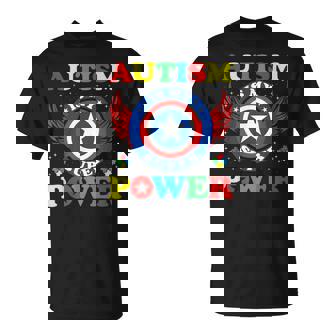Autism Is My Superpower Awareness Month Super Hero Sign T-Shirt - Thegiftio UK