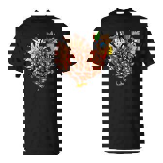 Autumn Thanksgiving Day Pinecone Pine Cone Pilgrim Turkey Tank Top T-Shirt - Monsterry