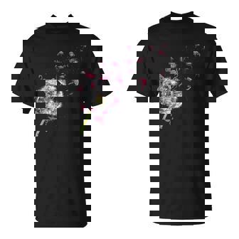Ave Tropical Diente De León Animal Exótico Flamenco Rosado Sin Mangas Camiseta unisex - Regaloses