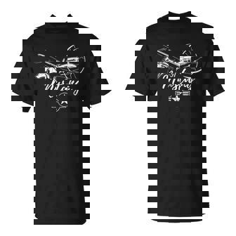 Avion De Chasse Rétro P-51 Mustang Wwii Warbird T-Shirt - Cadeauxyz