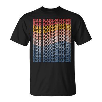 Bad Karlshafen City Groovy Retro T-Shirt - Geschenkecke