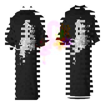 Baila Baila Bailarina Nombre Inicial A Baile Monograma Camiseta unisex - Regaloses