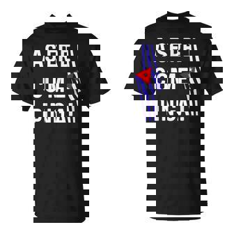 Bandera Cubana Mapa Souvenir Slang Asere Come Pinga Cubano Cuba Camiseta unisex - Regaloses