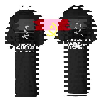 Bandera De Angola Camiseta unisex - Regaloses
