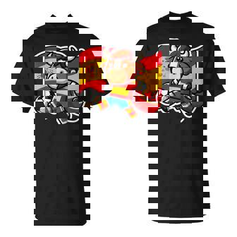 Bandera De España Con Diseño De Toro Camiseta unisex - Regaloses