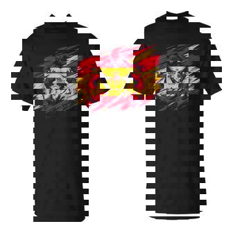 Bandera Española Fan España Bandera Arte Hombre Fuerte Camiseta unisex - Regaloses