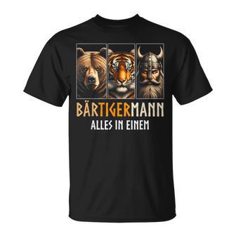 Bärtigermann All In One Retroiking T-Shirt - Geschenkecke