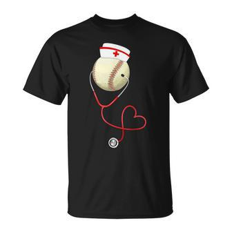 Baseball Nursing For Nurse's Day Sports Medical Lover T-Shirt - Monsterry AU