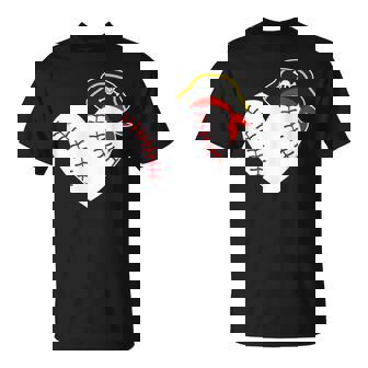 Baseball Pirate For Baseball Player Pitcher Catcher T-Shirt - Monsterry