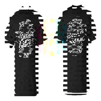 Baseball Sister I'm Just Here For The Snacks Retro Tie Dye T-Shirt - Monsterry