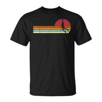 Basketball Sunset Sunsetintage Retro Distressed T-Shirt - Geschenkecke