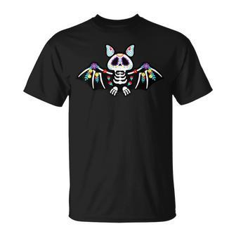 Bat Día De Los Muertos Mexican Holiday Bat Lover S T-Shirt - Geschenkecke