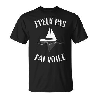 Bateau J'peux Pas J'aioile Maillotoileoilier T-Shirt - Cadeauxyz